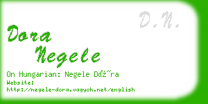 dora negele business card